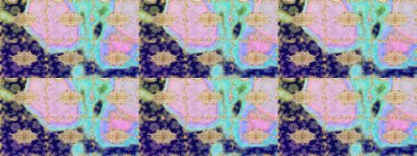 Kraliyet lüksü, altın barok kumaş rengi eskiz. Raster eskiz deseni altın antika ortaçağ dekoratifi, yapraklar ve altın desenli süslemeler tarafsız renklerde..