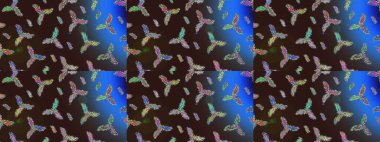 Kış soyut geçmişi. Raster Noel soyut renkli arka plan ve tatlı kar tanesi. Kar taneli Noel arkaplanı. Raster illüstrasyonu.