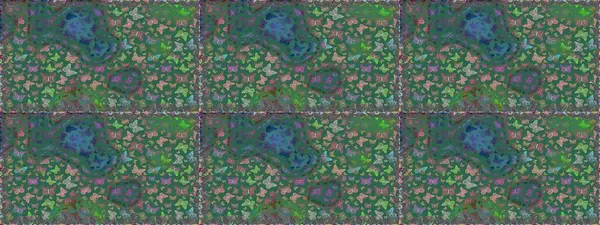 Fantezi sevimli illüstrasyon. Mavi arka planda suluboya kelebekler. Erkekler, kızlar, elbiseler, duvar kağıtları için soyut, pürüzsüz desen. Raster illüstrasyonu.