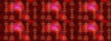 Sihirli kırmızı, kahverengi ve siyah tatil soyut arka plan yıldız ve düşen kar taneleri. Noel kırmızısı, kahverengi ve siyahlar. Raster illüstrasyonu.