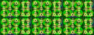 Mandalas 'ın dekoratif dokusu. Stilize Çiçekler. Raster illüstrasyonu. Tekstil için Lacy Fashion Print. Kumaş veya Duvar Kağıdı Tasarımı. Folk Style. Dantelli Kar Tanelerinin Etkisi.