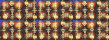 Son moda kar taneleri ve elementler onun kartlarını gösteriyor. Kar taneleri tasarımı. Muhteşem tasarım posteri, kapak tasarımı, kahverengi, gri ve sarı renkli kart tasarımı. Retro biçim dokusu, soyut kış elementleri.