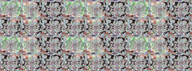 Hint çiçek liyada madalyon deseni. Etnik Mandala süsü. Tekstil, tebrik kartı, boyama kitabı, telefon kılıfı baskı için kullanılabilir. Raster Kına dövme tarzı.