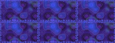 Düz Çiçek Elementleri Tasarımı. Mor renkli çiçekler. Renkli Bahar Temalı Kusursuz Arkaplan. Raster illüstrasyonunda kusursuz çiçek deseni.