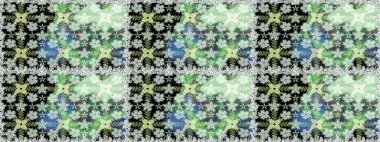 Renkli Bahar Temalı Kusursuz Arkaplan. Tarafsız renklerde çiçekler. Raster illüstrasyonunda kusursuz çiçek deseni. Düz Çiçek Elementleri Tasarımı.