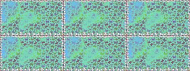 El çizimi kelebekli moda Raster yaz şablonu. Kağıt, kumaş, ambalaj kağıdı ve duvar kâğıdı tasarımı için hoş bir arkaplan. Raster illüstrasyonu. Kusursuz desen.