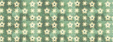 Tarafsız renklerde çiçekler. Raster düz çiçek çizim deseni. Tasarım hediye paketi, tebrik kartları, posterler ve afiş tasarımı.