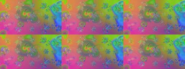 Raster resim. Çiçek desenli çiçek ve yaprakları ile. Sevimli küçük çiçek desenle.