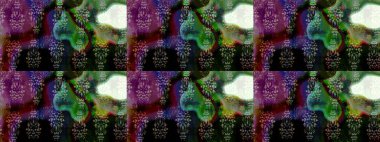 Klasik çiçekler. Yaz çiçekleri teması. El çizimi, soyut ve süslü elementler. Suluboya resim taklit Raster çizimi. Siyah renkler.