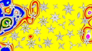 Etnik Mandala süsleme. Hint çiçek desenli madalyon desen. Kullanılabilir Tekstil, tebrik kartı, boyama kitabı, telefon durumda yazdırma için. Raster kına dövme stil.