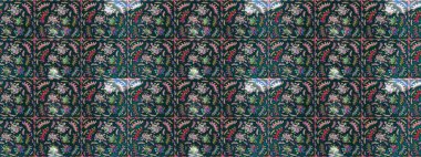 Güzel eskiz şekli. Renkli Yaz Temalı eskiz kalıbı. Düz Çiçek Elementleri Tasarımı. Raster çiçekli arka plan. Yazdır. Şirin kumaş deseni.