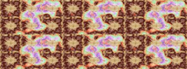 Skeç raster arka planı. Kahverengi renklerde altın elementler. Şık bir grafik desen. Çiçek deseni. Duvar kâğıdı barok, İspanyol kumaşı.