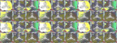 Raster illüstrasyonu. Flower eskiz arka planı. Şatafatlı bahar bahçesi dokusu. Çiçek deseni.