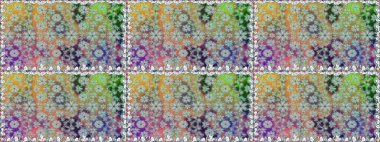 Raster deseni. Doğa. Küçük çiçekte güzel bir desen var. - Gri çiçekler. Çiçek arkaplan. Çiçek kompozisyonu. Çiçek kolajı.