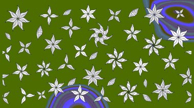 Güzel kumaş deseni. Raster illüstrasyonu. Bahar çiçekli güzel bir çiçek deseni..