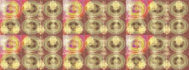 Kışın sembolü. Güzel dekorasyon. Bej, kahverengi ve nötr renklerde suluboya kar taneleri. Raster çizimi kar taneleri.