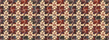 Çiçek desenli raster, kahverengi, gri ve bej renkli grafik desenli soyut raster arkaplan. Modern stil dokusu.