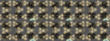 Raster grisi, kahverengi ve bej kar tanesi izole edilmiş. Güzel bir kış süsü. Renkli kar taneleri Raster illüstrasyonu.