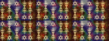 Noel kahverengisi, menekşe ve yeşiller. Sihirli kahverengi, mor ve yeşil tatil soyut arka plan yıldız ve düşen kar taneleri. Raster illüstrasyonu.