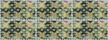 Raster düz çiçekleri pürüzsüz desen. Tarafsız renklerde çiçekler. Tasarım hediye paketi, tebrik kartları, posterler ve afiş tasarımı.