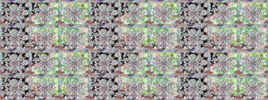 Kusursuz Vintage Çiçek Deseni. Raster Kalça dokusu deseni.