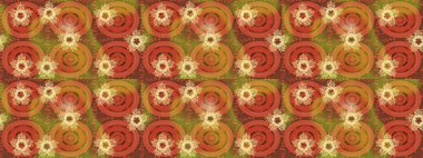 Turuncu, kahverengi ve pembe renklerde çizim kalıbı. Doğu tarzı arabesk tarzında altın elementler. Çizim altın desenli bukleler. Raster altın eskiz deseni.