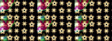 Raster Noel soyut renkli arka plan ve düşen kar tanesi. Noel süslemeleri ve Noel süslemeleri.