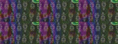 Gri çiçekli eskiz deseni, suluboya çiçek deseni, sevimli çiçek, duvar kağıdı, kart ya da kumaş için fayanslı. Raster - stok.