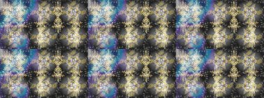 Raster illüstrasyonu. Kar tanesi raster deseni. Renkli arka planda izole tatlı kar taneleri. Gri, nötr ve mavi renkte kar taneleri.