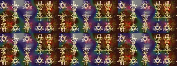 Noel kahverengisi, menekşe ve yeşiller. Sihirli kahverengi, mor ve yeşil tatil soyut arka plan yıldız ve düşen kar taneleri. Raster illüstrasyonu.