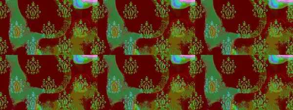 Çiçek ve yapraklı karalama şeklinde Raster çiçek deseni. Kibarca, kırmızı renkte bahar çiçekleri. Raster illüstrasyonu.