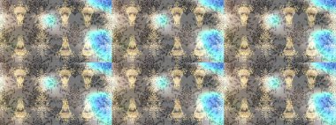 Raster illüstrasyonu. Kar taneli desen. Raster Noel soyut renkli arkaplan ve düşen kar tanesi..