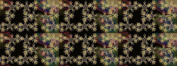 Düz Çiçek Elementleri Tasarımı. Süslü kumaş deseni. Raster illüstrasyonundaki çiçek desenli çizim. Renkli Bahar Teması çizim şablonu.