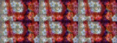 Soyut duvar kâğıdı, ambalaj dekorasyonu. Kışın sembolü, mutlu noeller, mutlu yeni yıl kutlaması Raster illüstrasyonu. Basit bir kar tanesi. Kahverengi, gri ve kırmızı renkler.