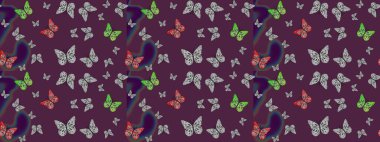 Sanat retro seramik seramik tasarım tarzında serbest ve doğrusal el çizimi logo. Kahverengi renkleri yakından izle. Şirin yaban sineği altıgenleri yavaşça kahverengi arkaplanda izole edilmiş..