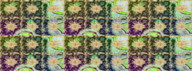 Raster Golden eskiz kalıbı. Düz elle çizilmiş klasik koleksiyon. Arkaplan, kumaş, altın duvar kağıdı. Altın elementlerle yeşil renklerde altın desen.