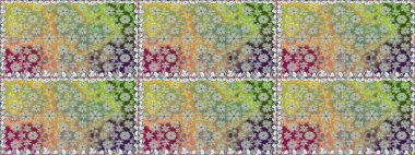 Soyut zarafet, çiçekli arkaplan deseni. Raster Güzel kumaş deseni.