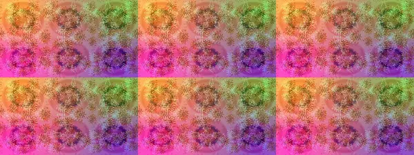 Renkli elementlerle Raster ilginç desen.