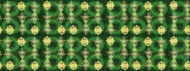 Son moda kar taneleri ve elementler onun kartlarını gösteriyor. Retro tarzı, kış elementleri. Kar taneleri tasarımı. Modern soyut tasarım posteri, kapak, yeşil, sarı ve mavi renkli kart tasarımı.