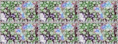 Çiçekli karalama şeklinde Raster çiçek deseni. Nazik, narin çiçek arkaplanı. Gri renkli çiçekler.