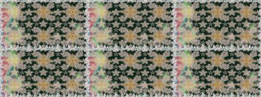 Gri renklerde çiçeksiz. Gri renkli çiçekler. Raster illüstrasyonu. Çiçek deseni. Şatafatlı bahar bahçesi dokusu.