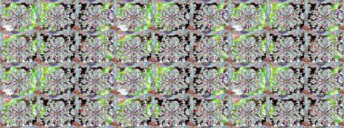 Çiçek tasarımı için inanılmaz bir kolaj cenneti tarzı. Çiçekli zambaklar kusursuz bir arka plan. Çiçek açan parlak kolaj çiçeği nötr.