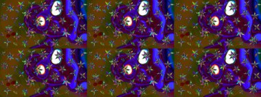 Manzaralı çiçek deseni. Çiçek kompozisyonu, el boyası, hassas şablon. Üst manzara, yumuşak kahverengi ve mavi renk. Sevgililer günü ve tebrik kartı konsepti için şık bir davet.