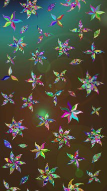 Raster illüstrasyonu. Egzotik çiçekler, kahverengi ve yeşil renkler üzerine botanik, parlak klasik doğa. Klasik tropikal doğal elementlerin suluboya seti.