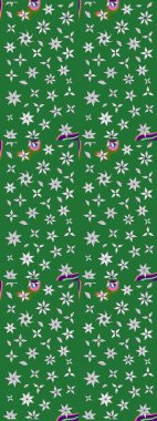 Moda baskıları için zarif bir şablon. Küçük renkli çiçekler. Çiçekli bahar çiçekleri. Motley illüstrasyonu. Küçük çiçekte güzel bir desen. Çizim.