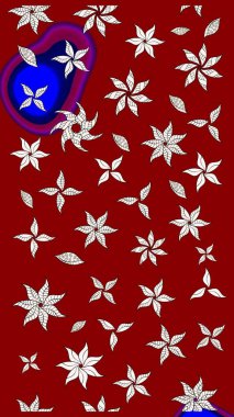 Sabıka fotoğraflarında, bebek kıyafetlerinde, duvar kâğıtlarında, paket kutularında falan kullanılabilir. Raster. Zarif, parlak ve eskiz kırmızı ve nötr çiçek deseni tasarımı.