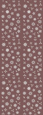 Küçük çiçekteki sevimli çiçek deseni. Kahverengi ve nötr renklerde yaz çiçekleri. Raster deseni. Raster illüstrasyonu.