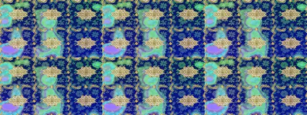 Duvar kâğıdı barok, İspanyol kumaşı. Çiçek desenli çizim. Mavi renkler üzerine grafiksel modern eskiz deseni. Çizim raster arkaplanı.