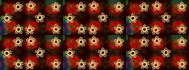 Süper tasarım posteri, kapak tasarımı, kahverengi, kırmızı ve siyah renkli kart tasarımı. Son moda kar taneleri ve elementler onun kartlarını gösteriyor. Kar taneleri tasarımı. Retro biçim dokusu, soyut kış elementleri.