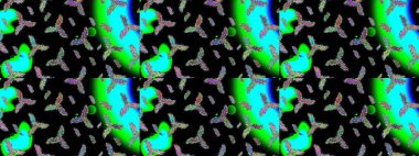 Kar Tanesi Mozaik ikonu. Grafiksel element dekorasyonu. Sembol kışı, donmuş, Noel, yeni yıl tatili. Siluet kar taneleri tabelası izole edilmiş siyah, yeşil ve mavi renkler. Raster tasarımı. Düz tasarım.